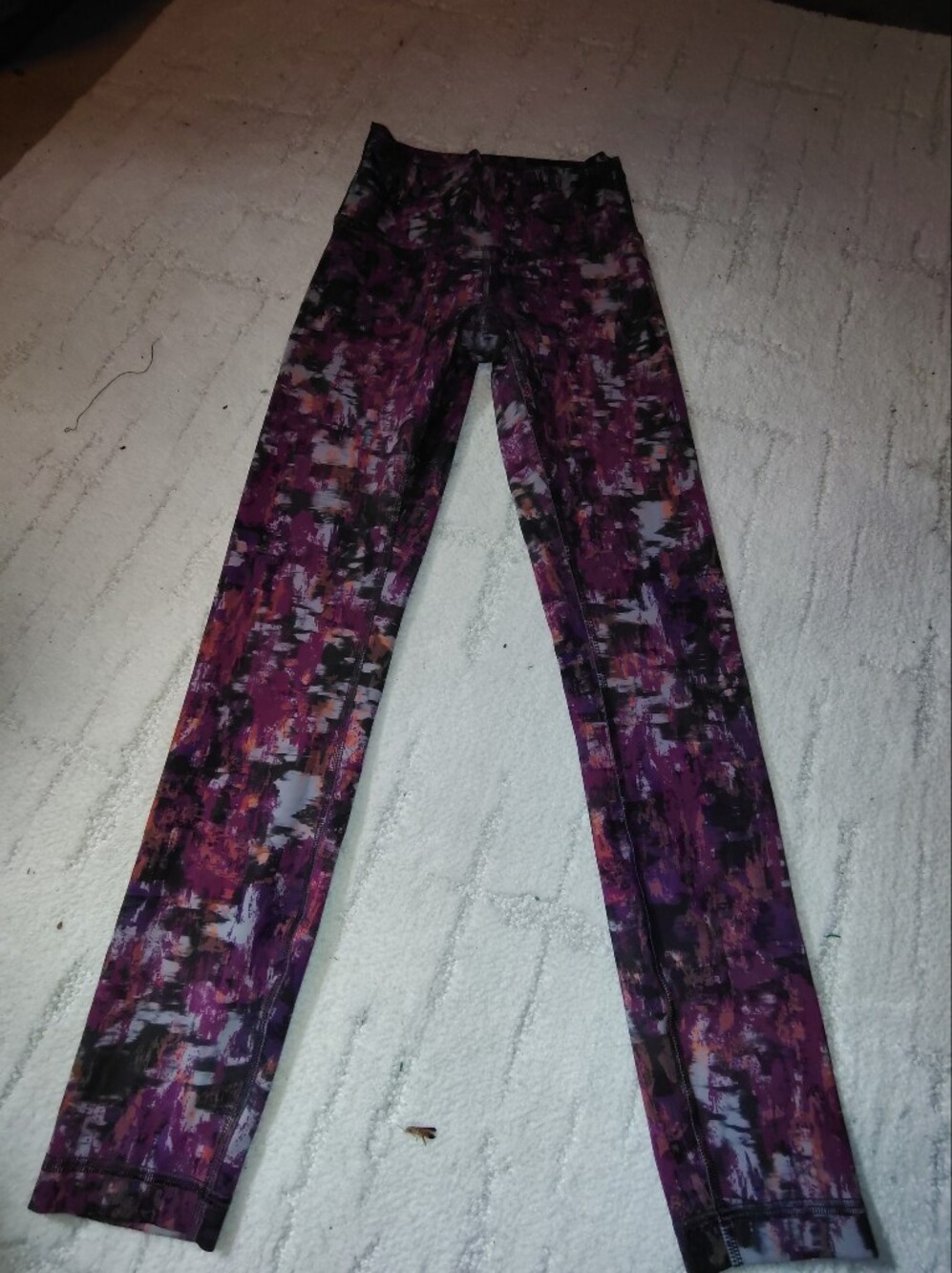 lululemon athletica Purple Abstract Print Leggings